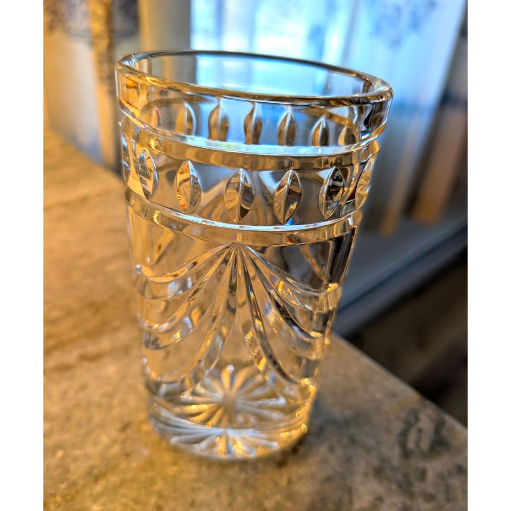 Waterford Crystal Clear Cut Glass Vase